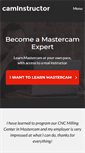 Mobile Screenshot of caminstructor.com